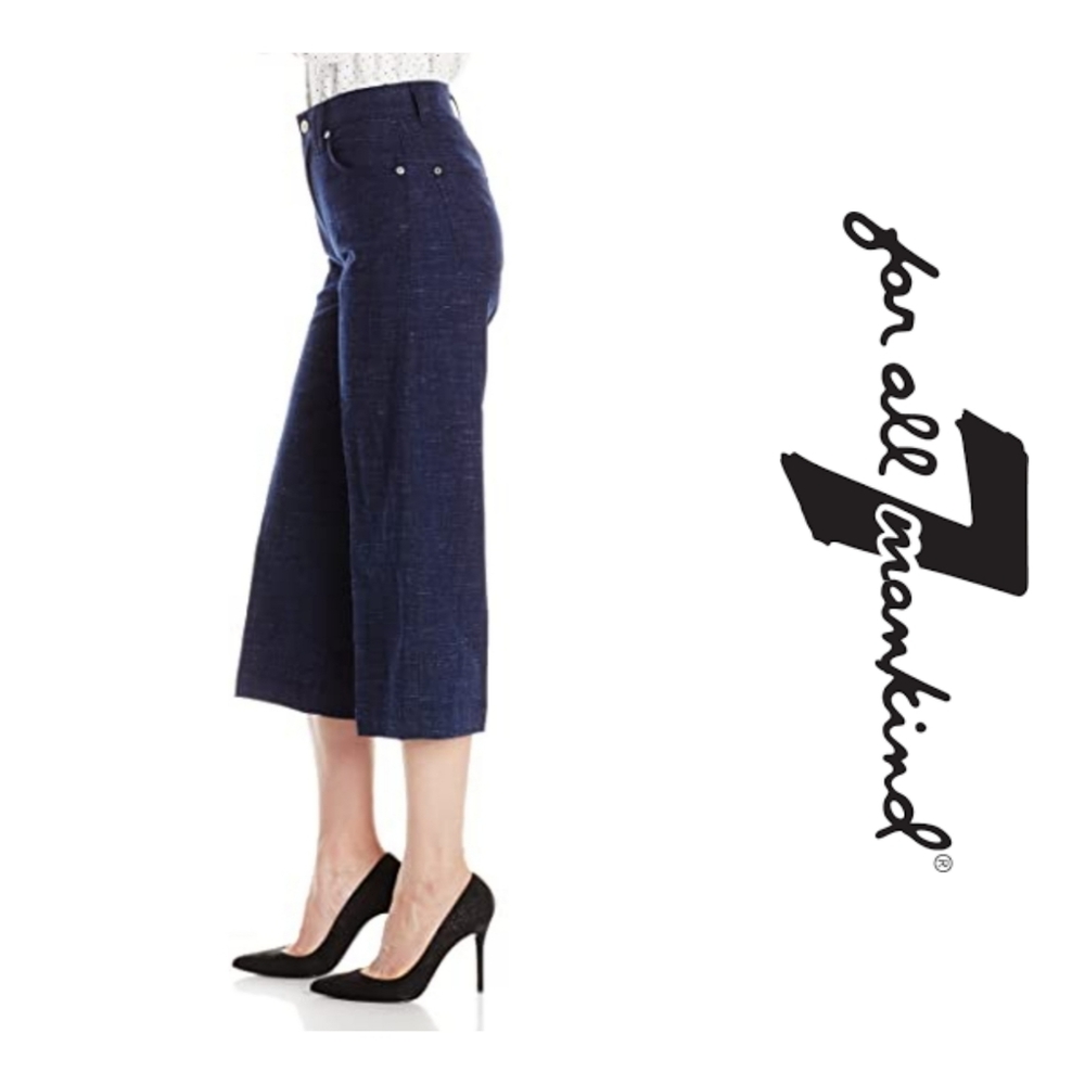 7 FAM Coulotte Wide Leg Jeans